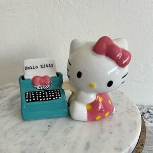 Bluesky Clayworks Hello Kitty Retro Typewriter Salt and Pepper Shaker Set